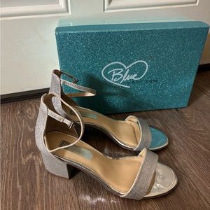 Blue by Betsey Johnson bridal shoes